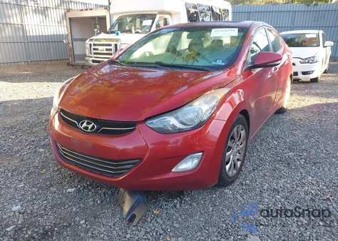 2011 Hyundai Elantra Limited (Ulsan Plant) from USA, damaged, VIN KMHDH4AE0BU157336